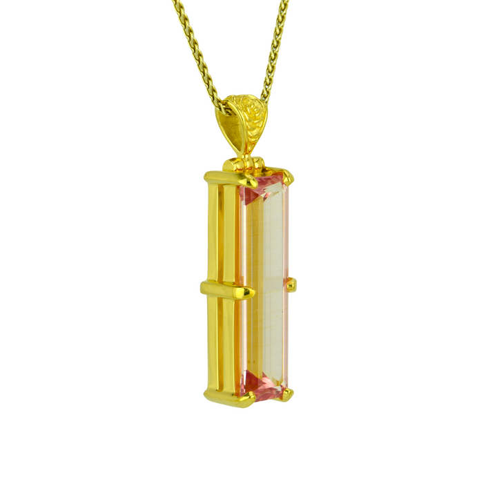 Imperial Pink Sapphire Pendant
