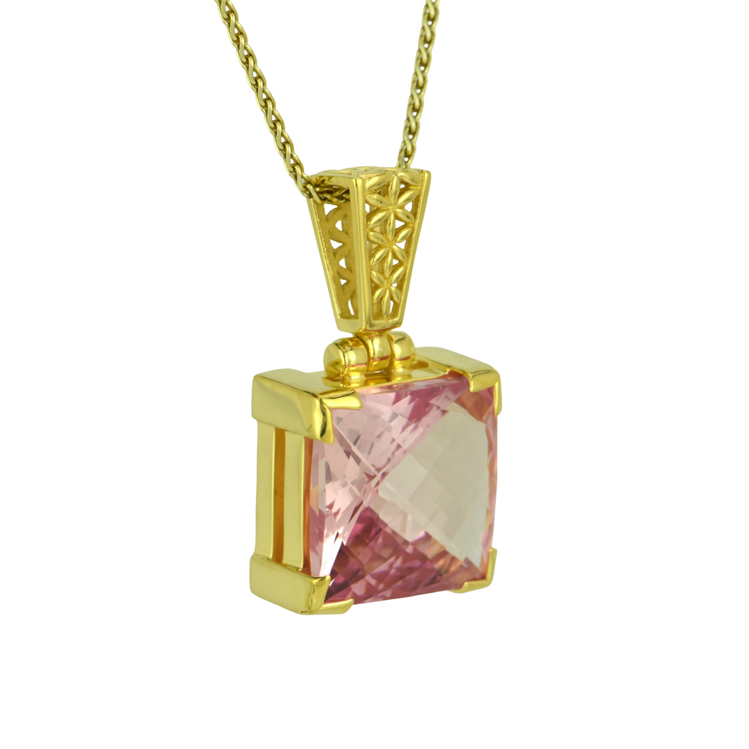 Imperial Pink Sapphire Pendant