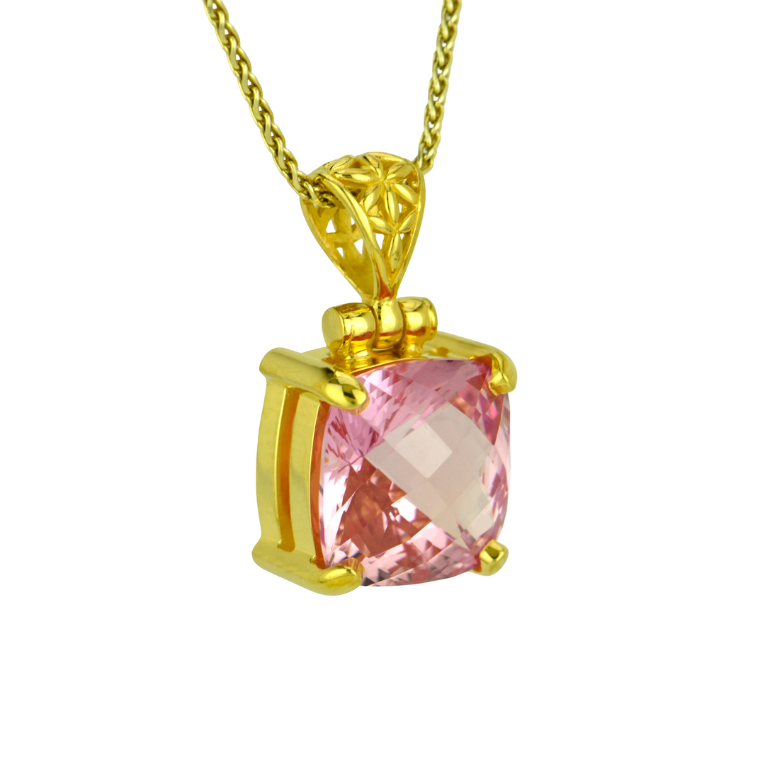 Imperial Pink Sapphire Pendant
