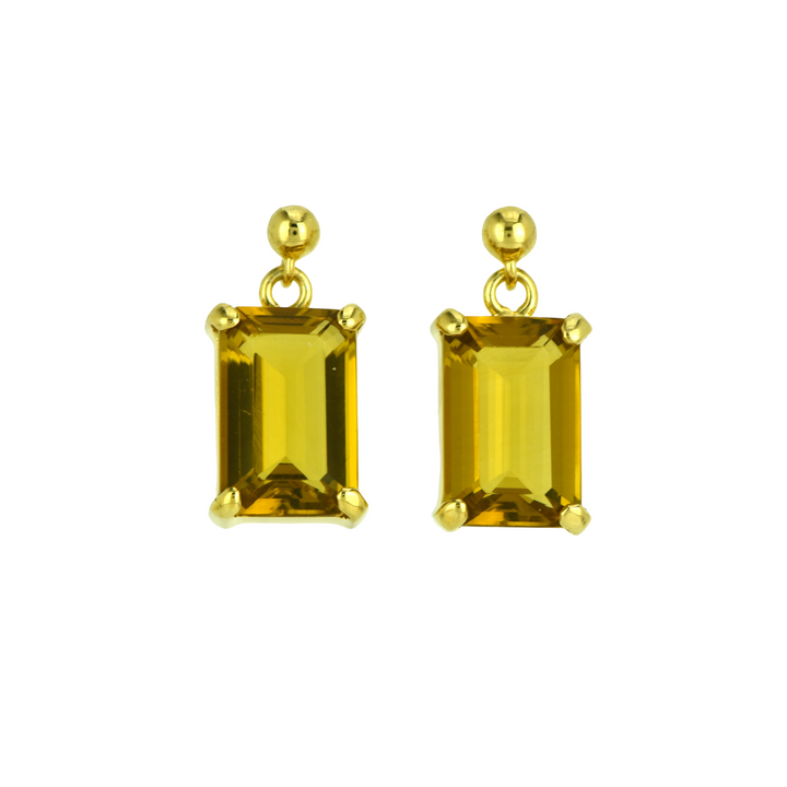 Golden Obsidian Earrings
