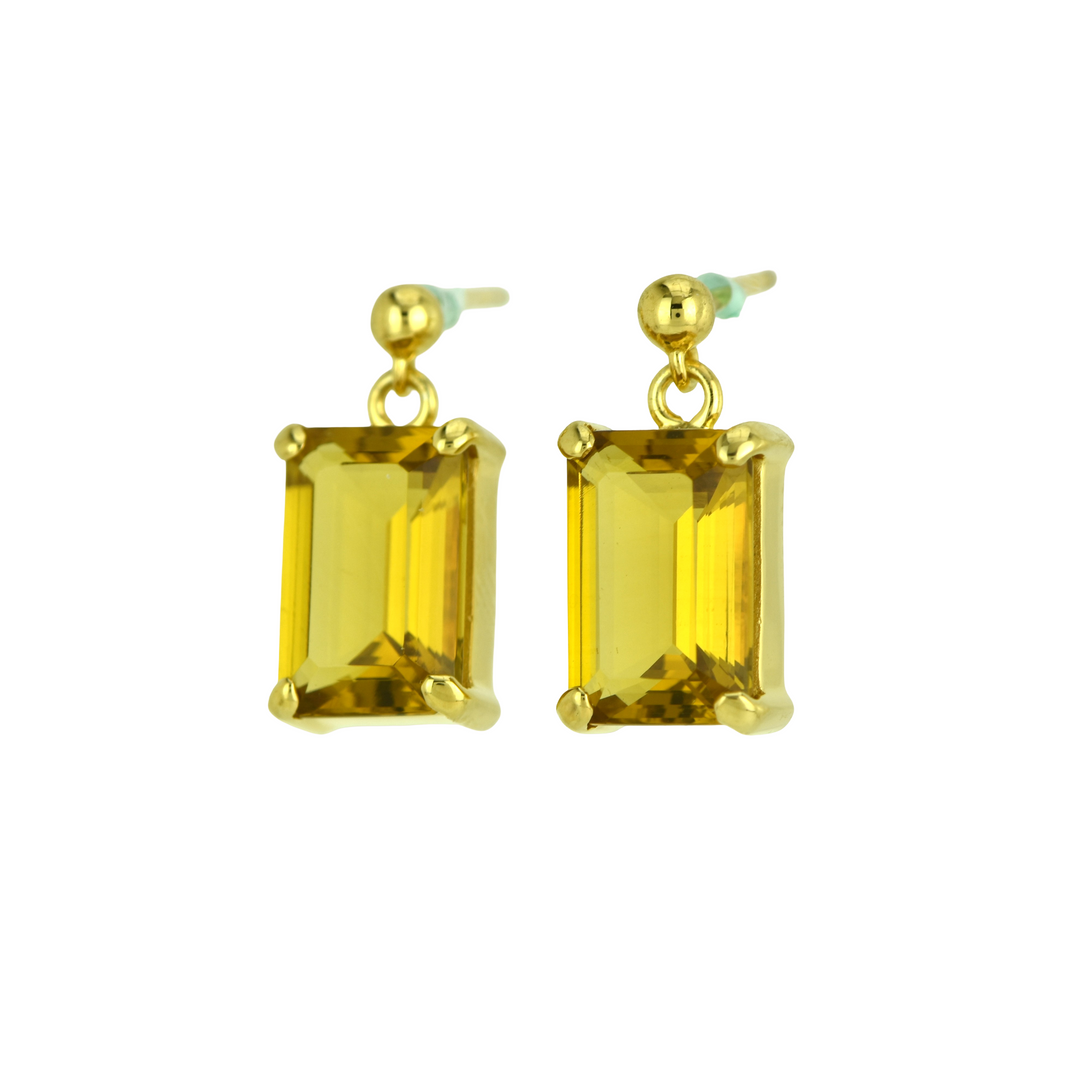Golden Obsidian Earrings