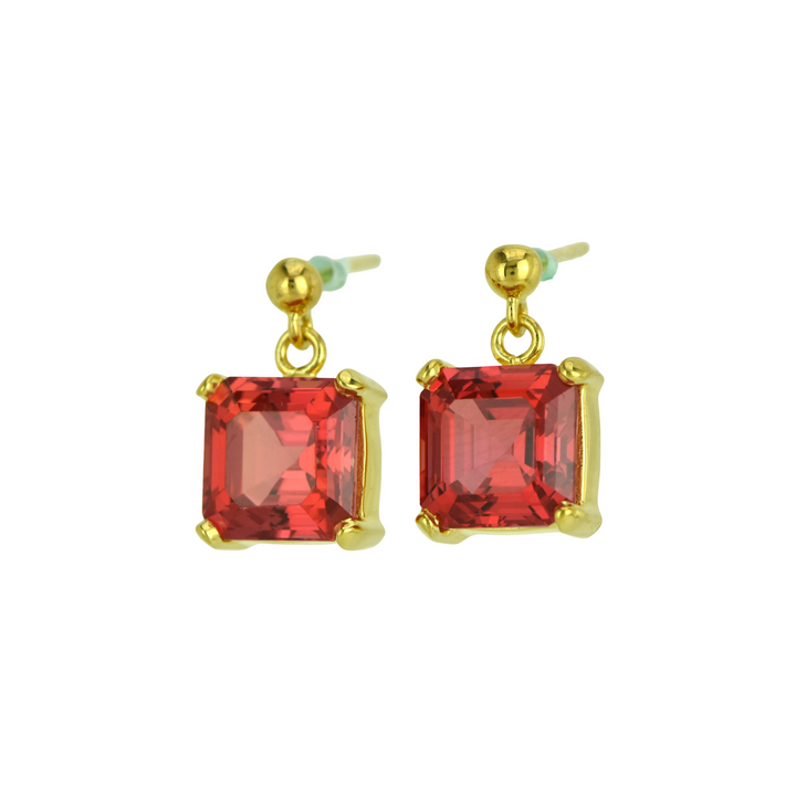 Padparadscha Sapphire Earrings
