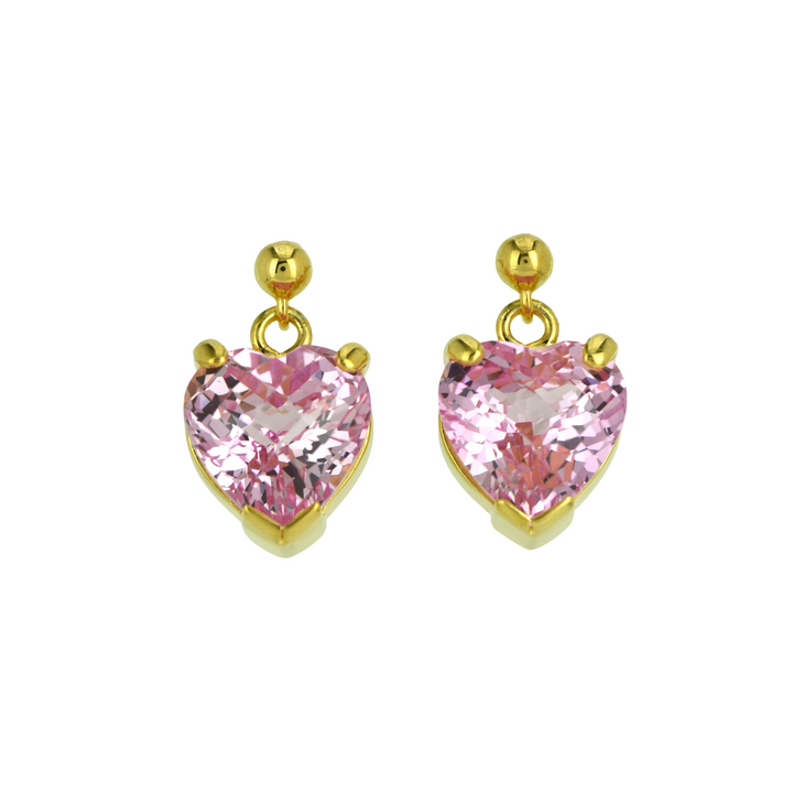 Imperial Pink Sapphire Earrings