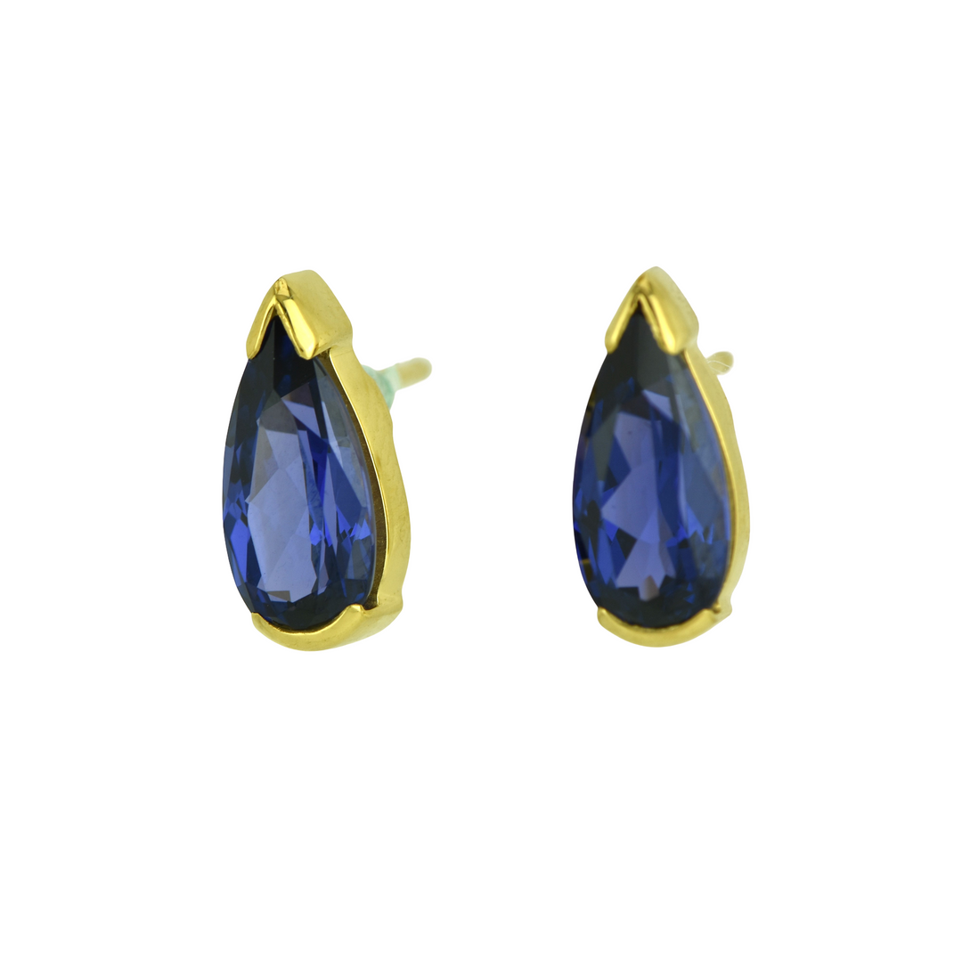 Zao Gongen YAG Tanzanite Earrings