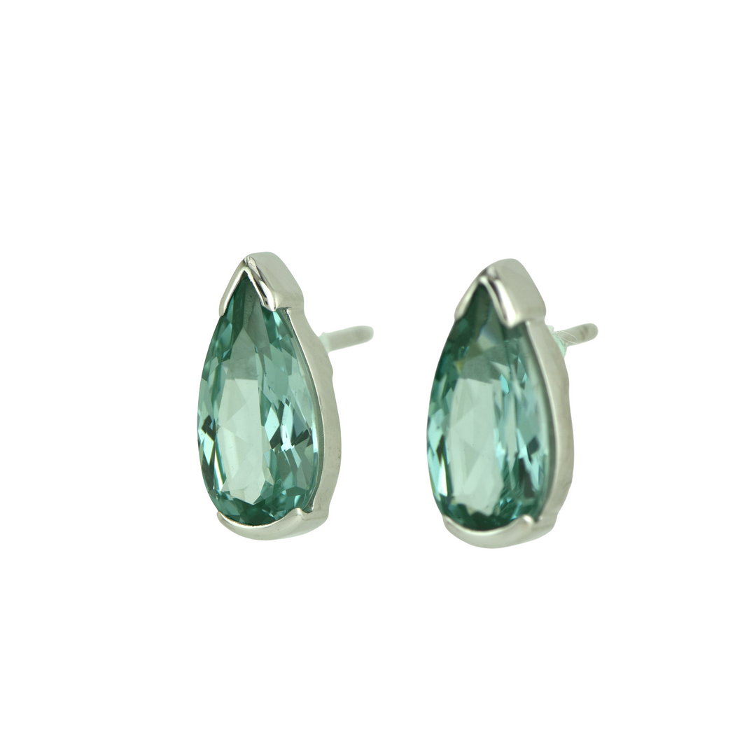Paraiba Effect Spinel Earrings