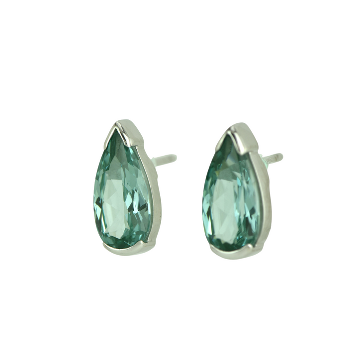 Paraiba Effect Spinel Earrings
