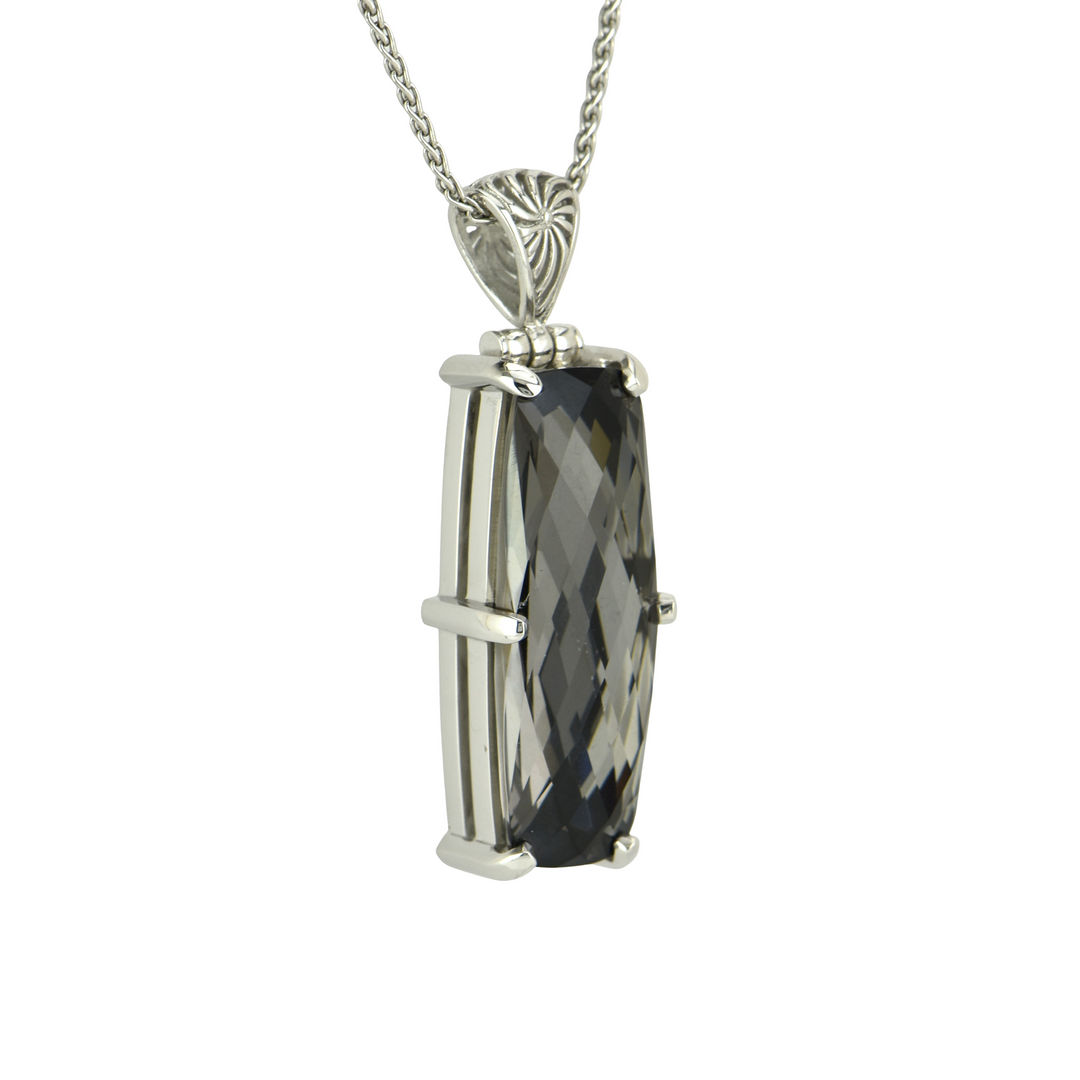 Midnight Mystic Quartz Pendant