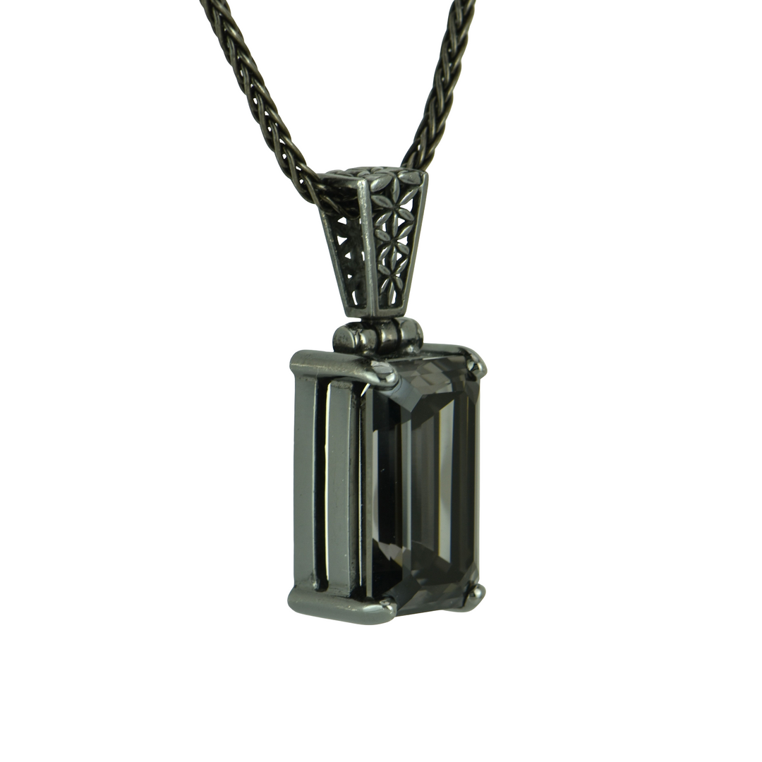 Midnight Mystic Quartz Pendant