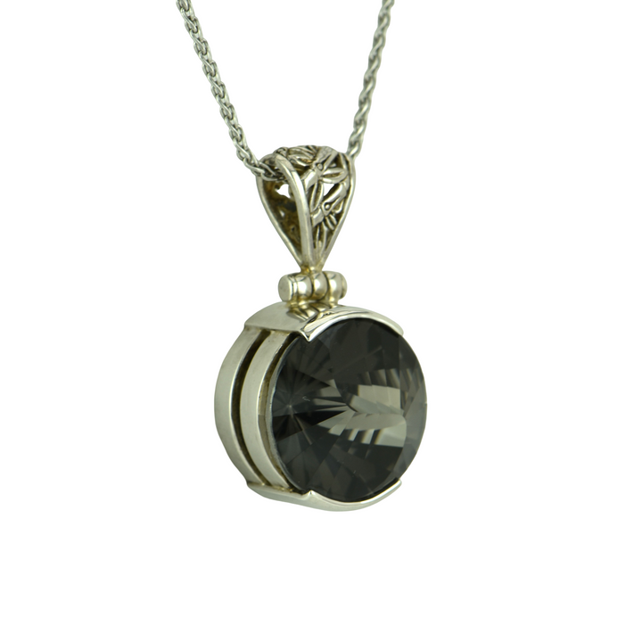 Midnight Mystic Quartz Pendant