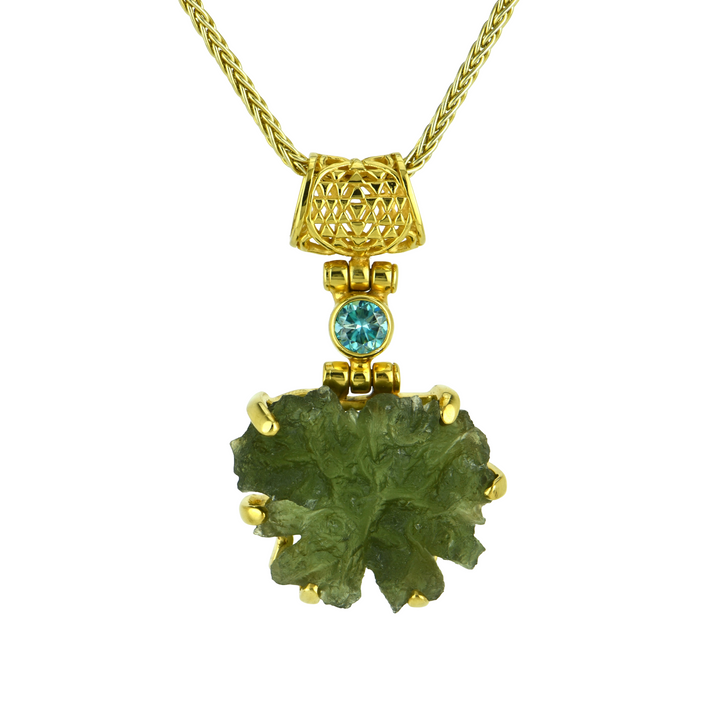 Besednice Moldavite Pendant