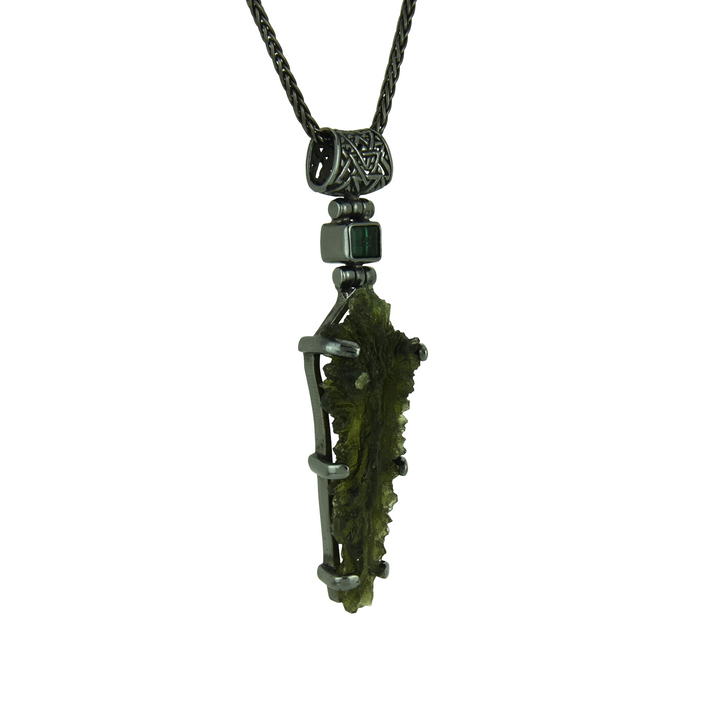 Besednice Moldavite Pendant