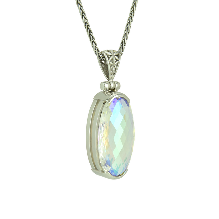Angel Aura Amour Mystic Quartz Pendant