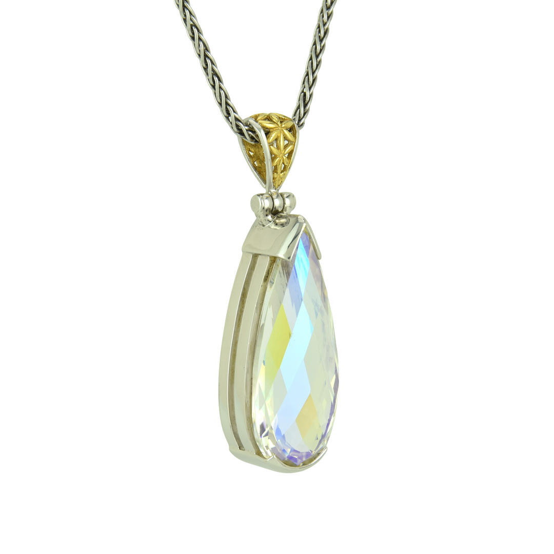 Angel Aura Seraphim Mystic Quartz Pendant