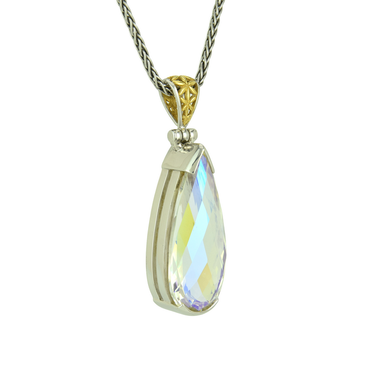 Angel Aura Seraphim Mystic Quartz Pendant