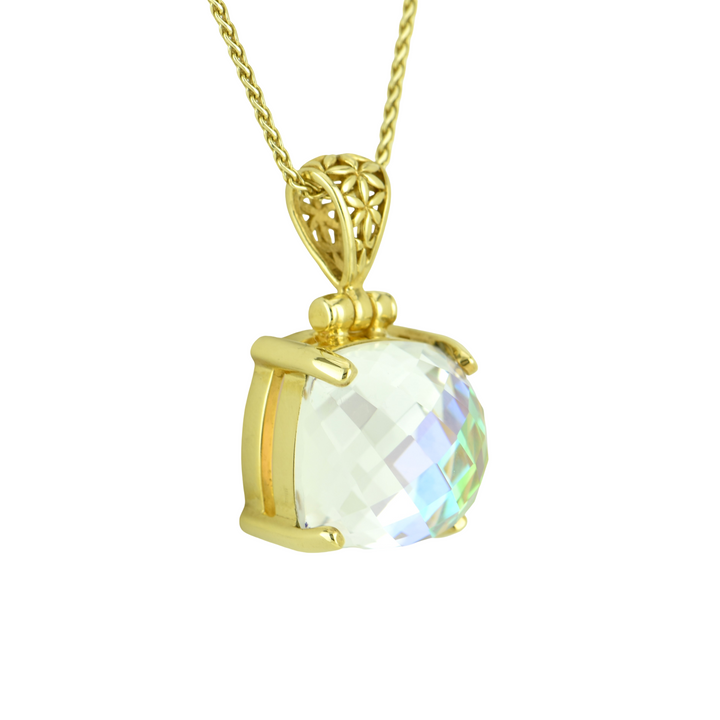Angel Aura Euphoria Mystic Quartz Pendant