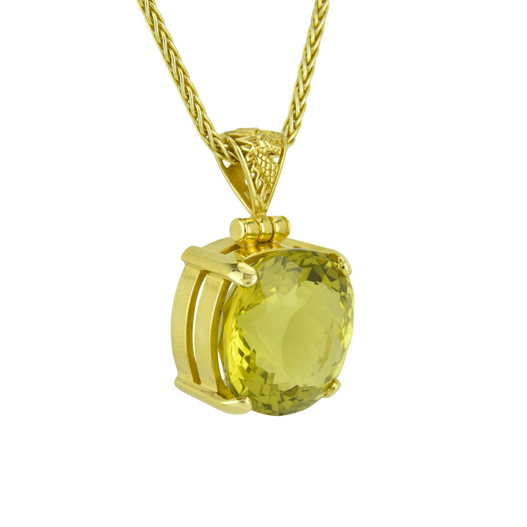 Lemon Quartz Pendant
