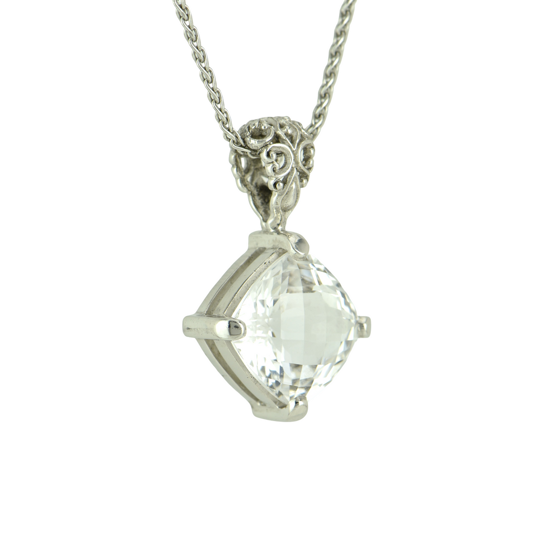 White Sapphire Pendant