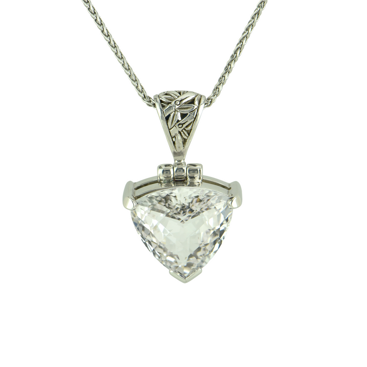 White Sapphire Pendant