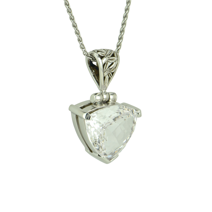White Sapphire Pendant
