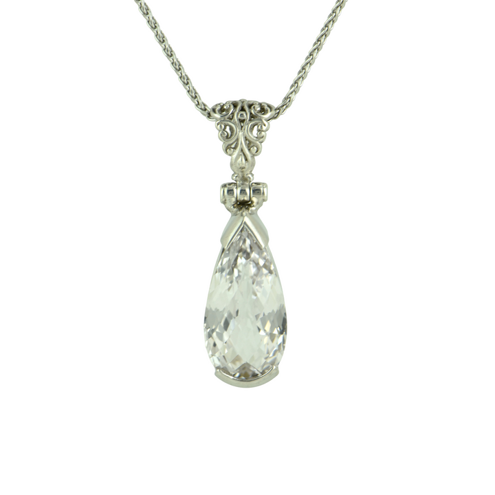 White Sapphire Pendant