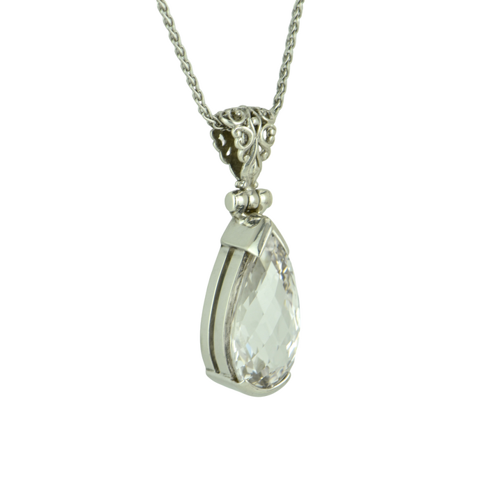 White Sapphire Pendant