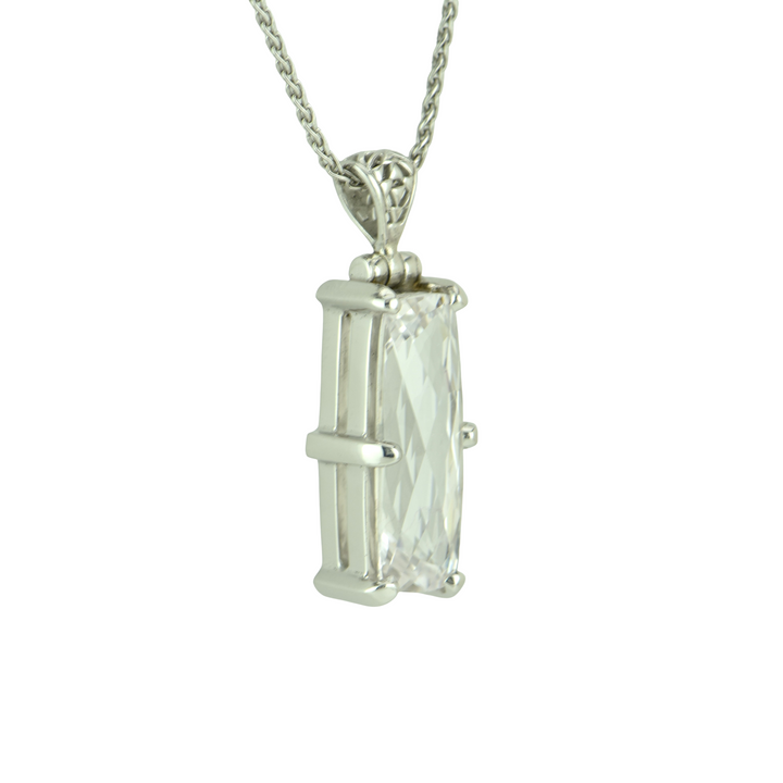 White Sapphire Pendant