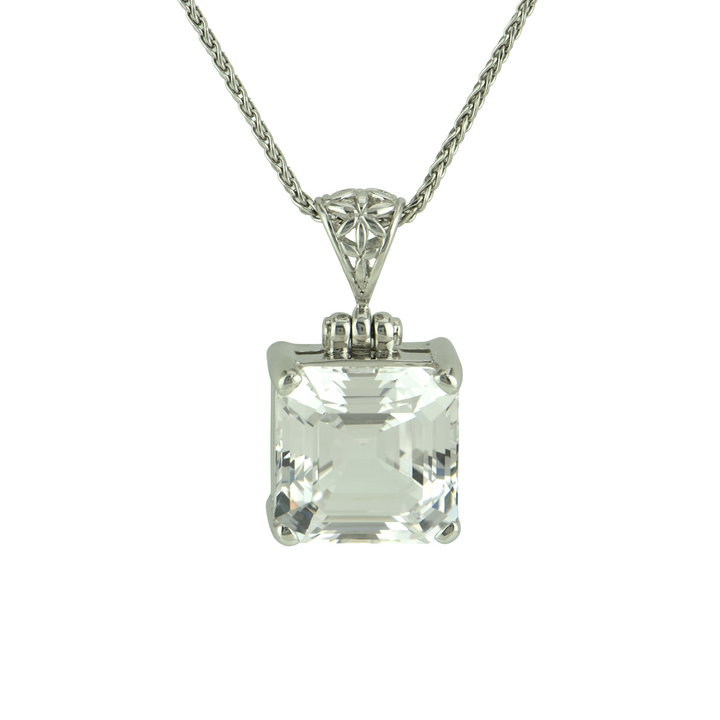 White Sapphire Pendant
