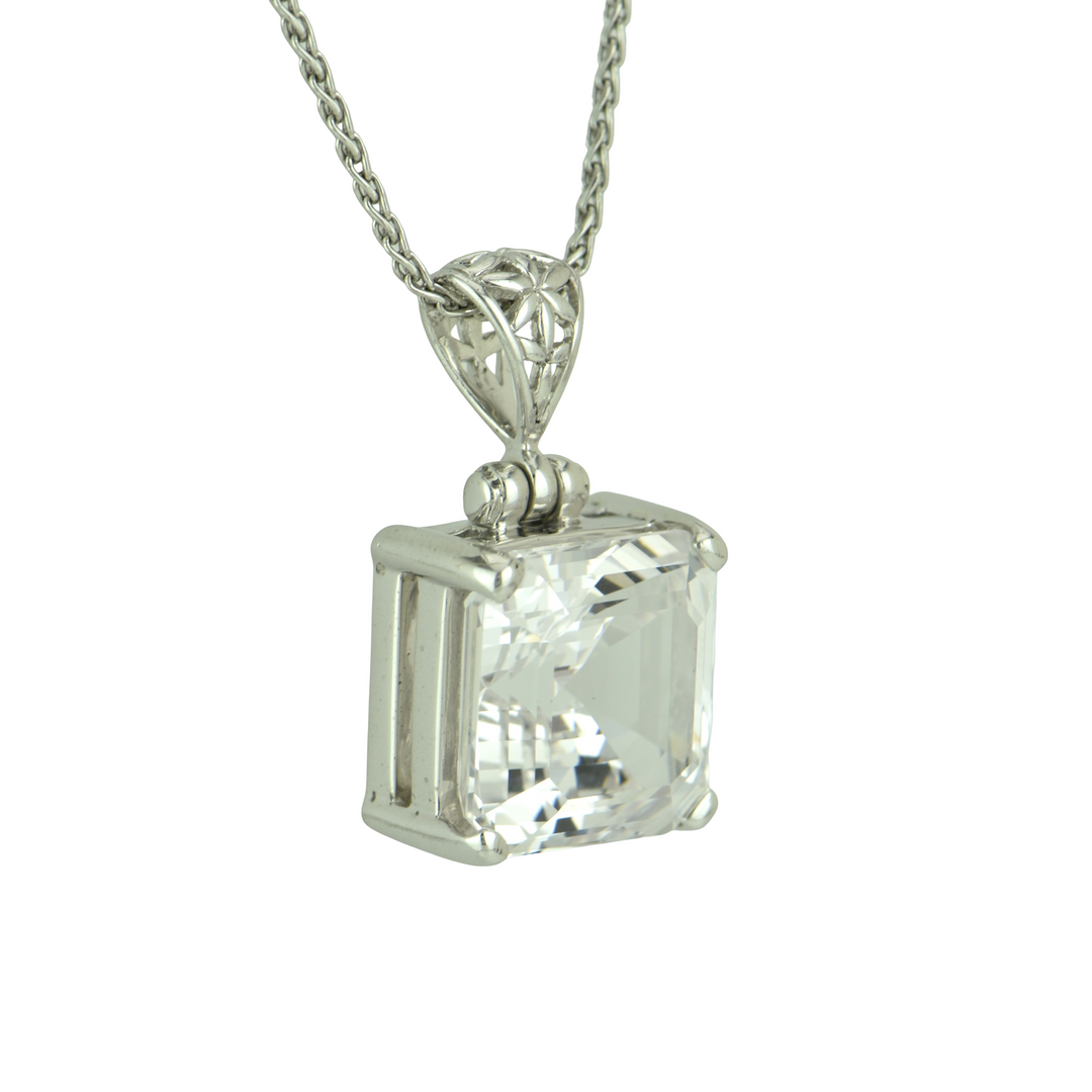 White Sapphire Pendant