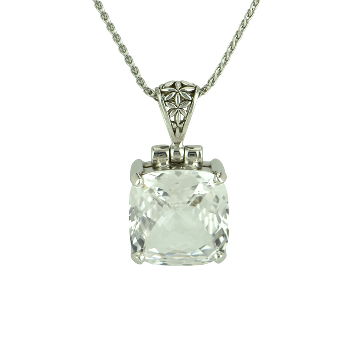 White Sapphire Pendant