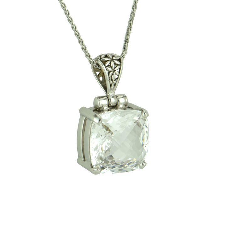 White Sapphire Pendant