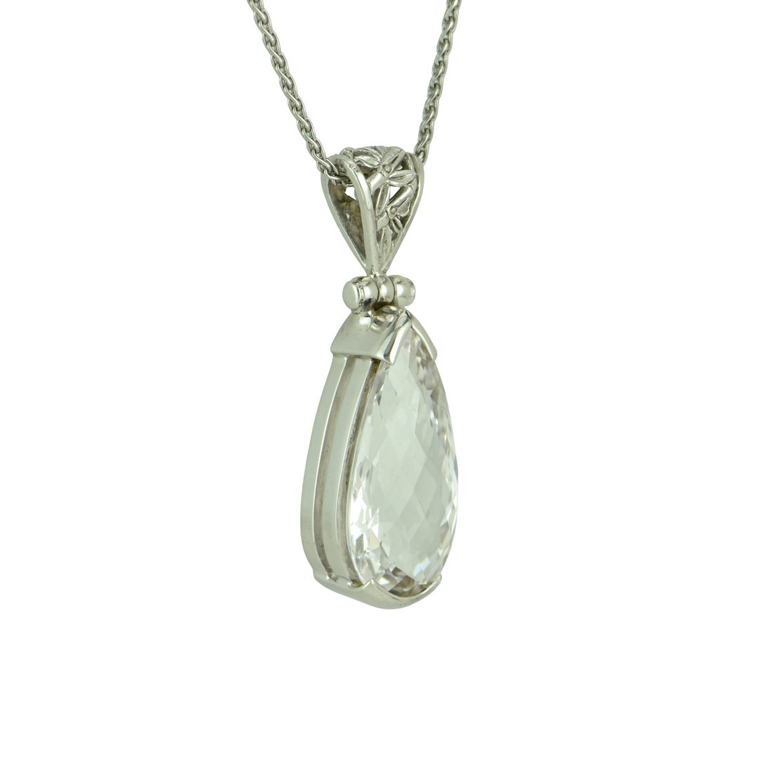 White Sapphire Pendant