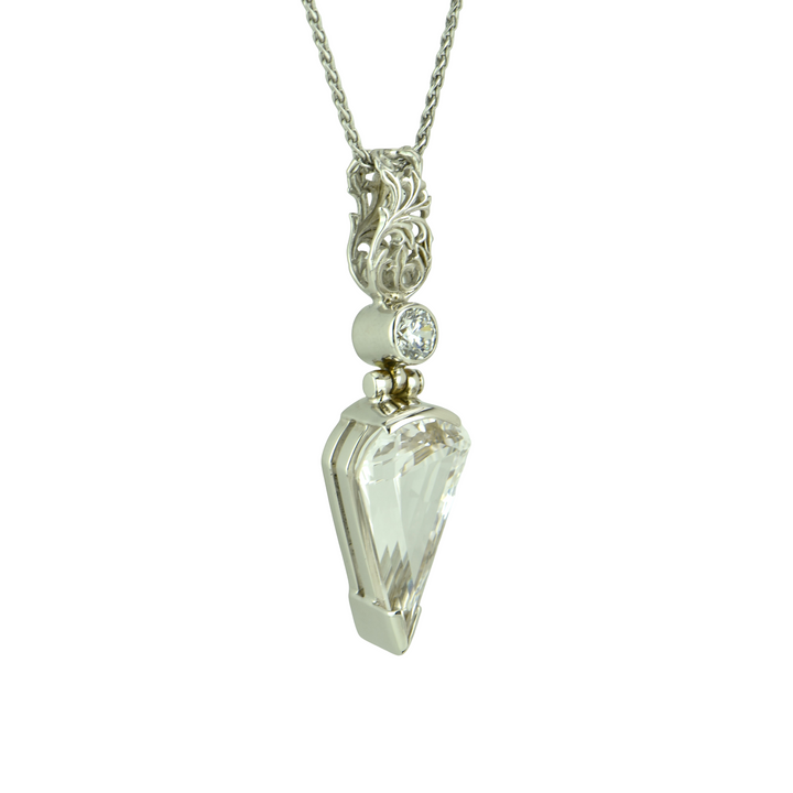 White Sapphire Pendant