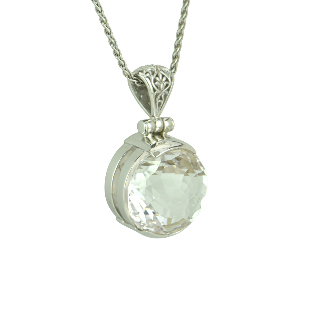 White Sapphire Pendant