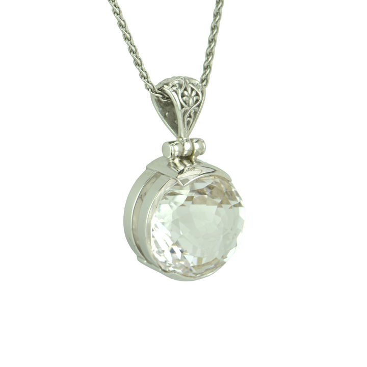 White Sapphire Pendant