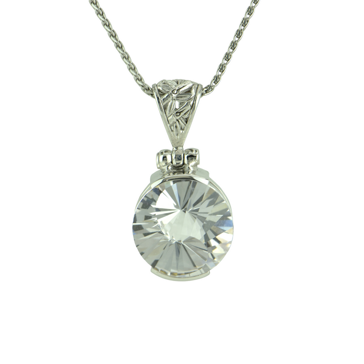 White Sapphire Pendant