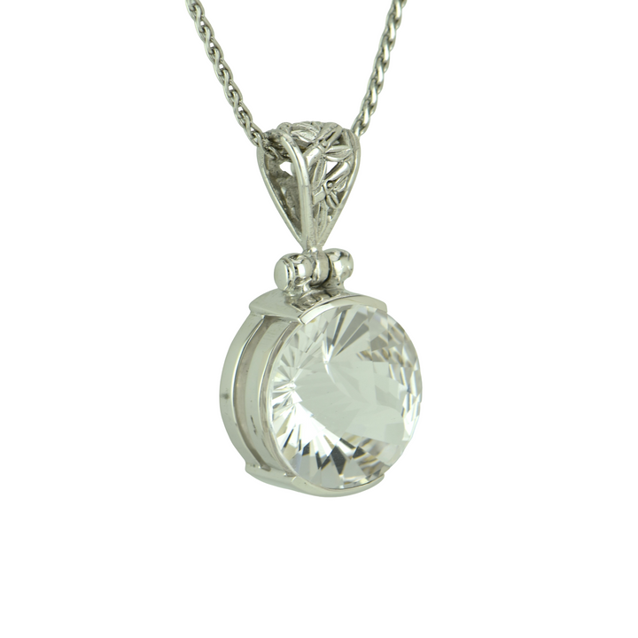 White Sapphire Pendant
