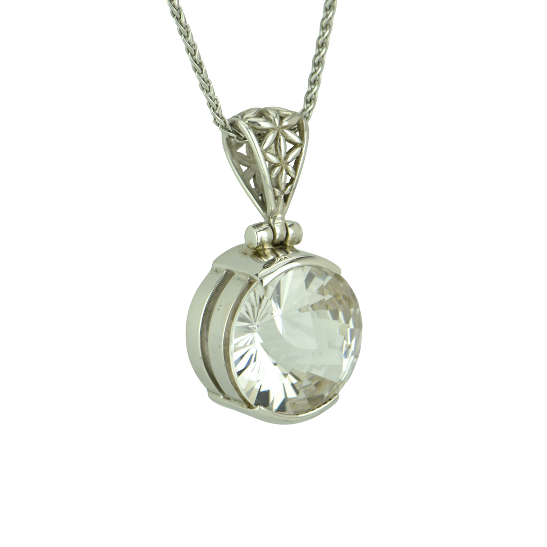 White Sapphire Pendant