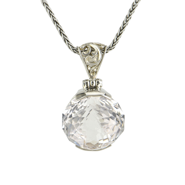 White Sapphire Pendant
