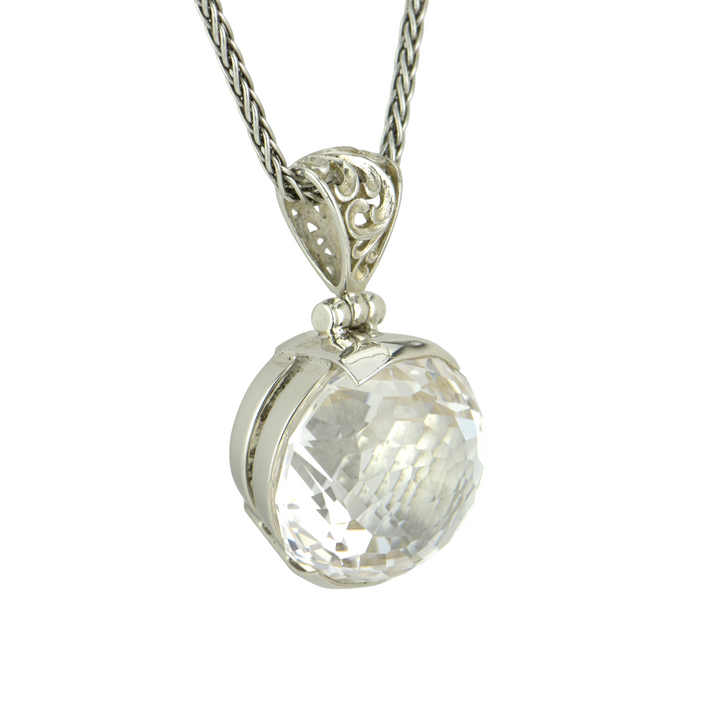 White Sapphire Pendant