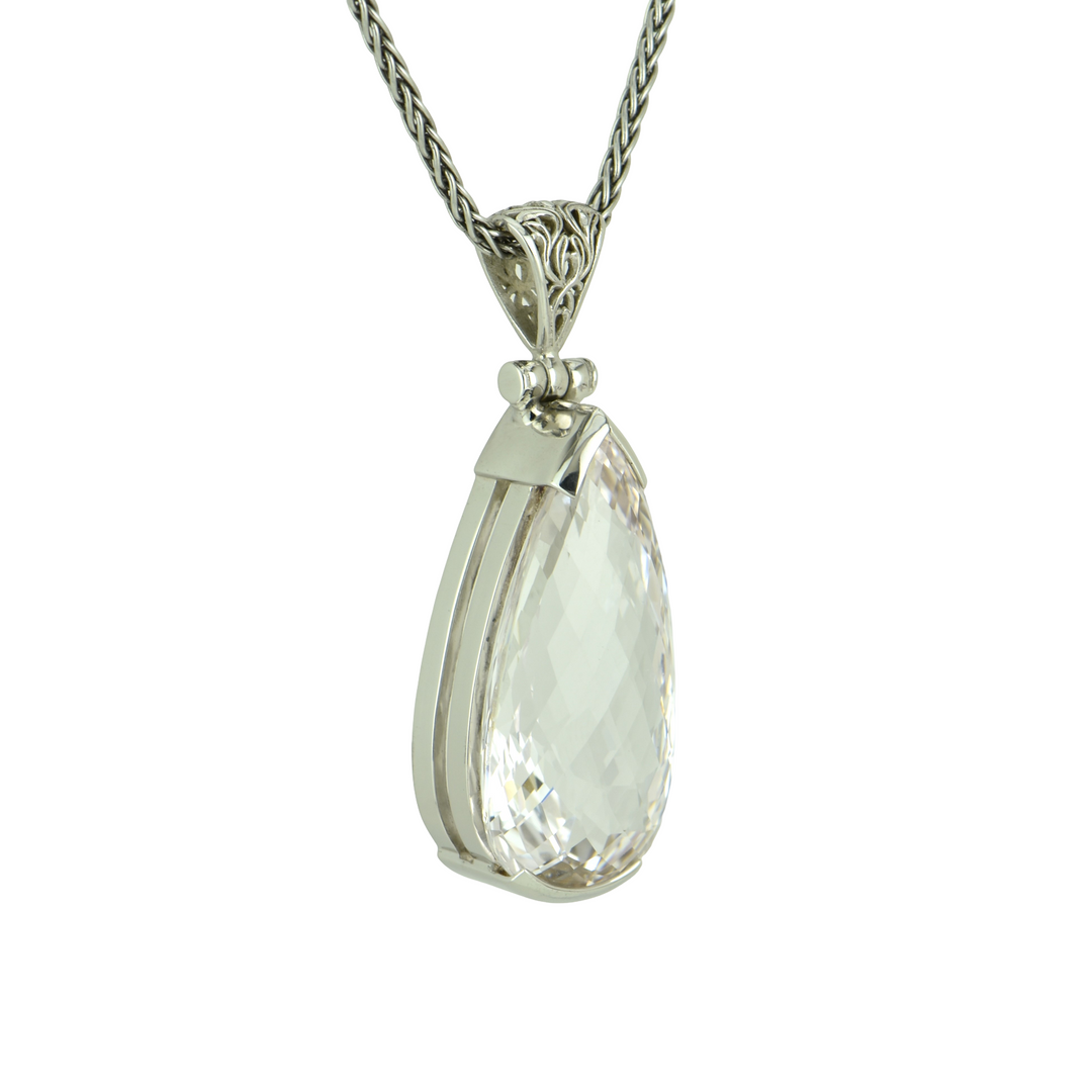 White Sapphire Pendant