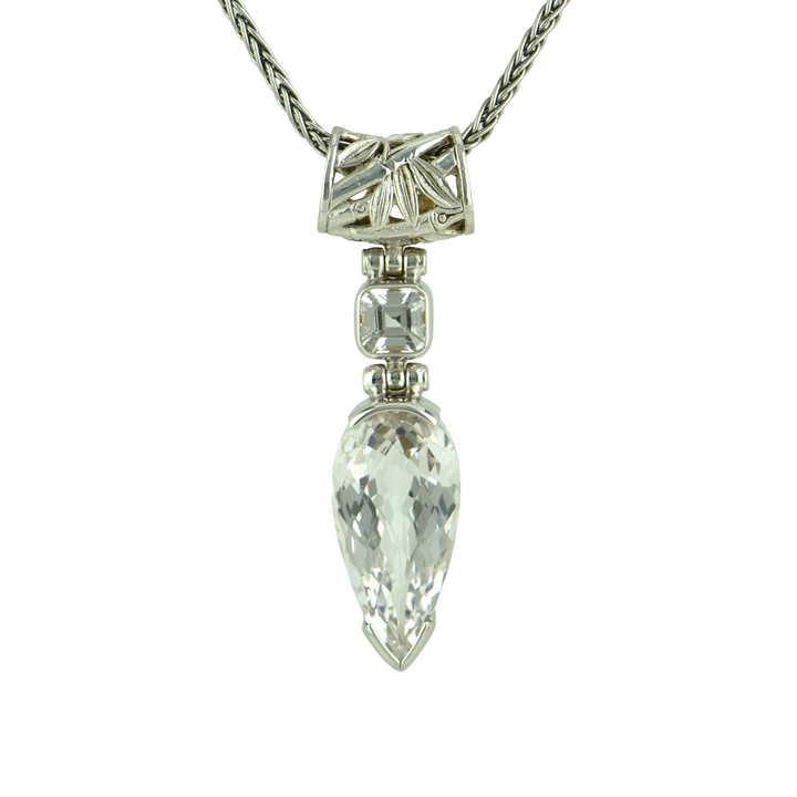 White Sapphire Pendant