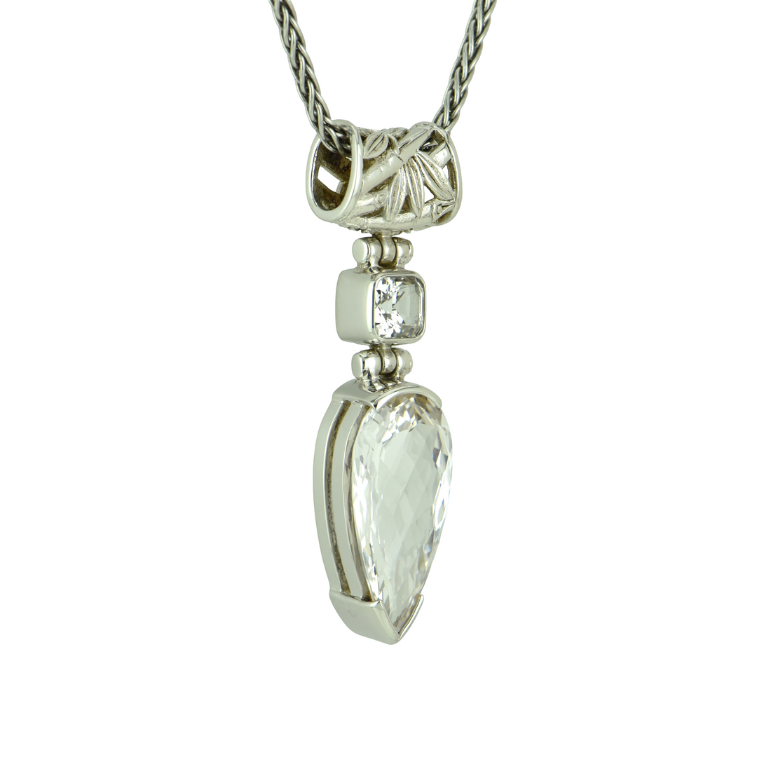 White Sapphire Pendant