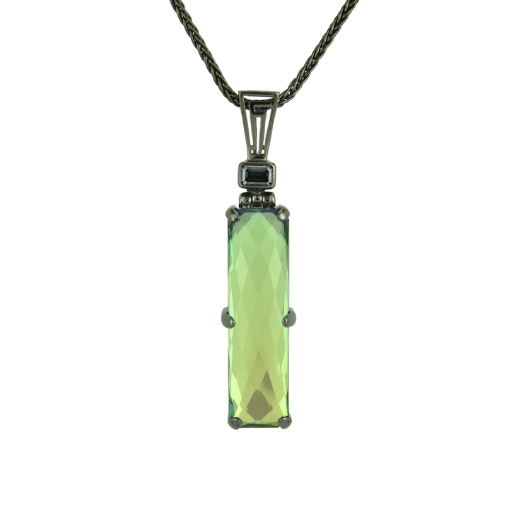 Luminous Heart Mystic Quartz Pendant