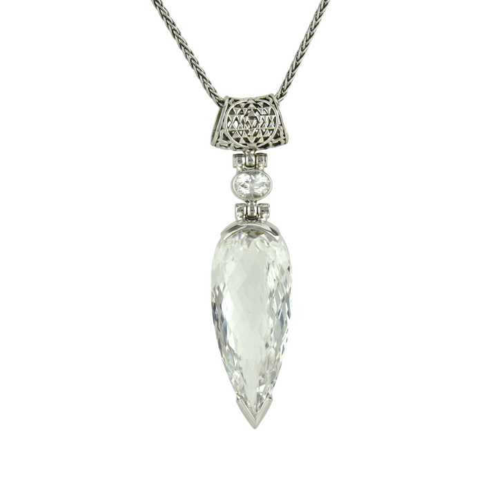 White Sapphire Pendant