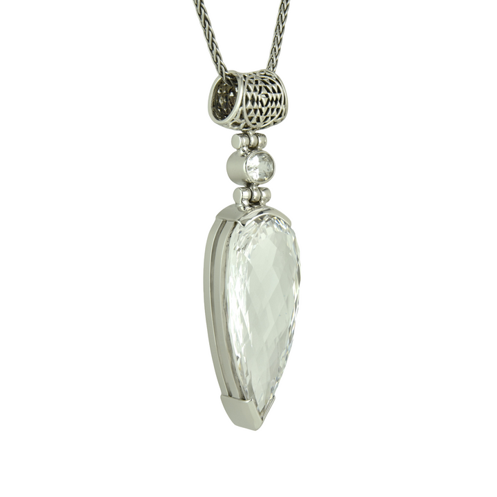 White Sapphire Pendant