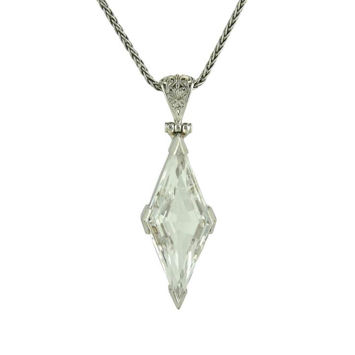 White Sapphire Pendant