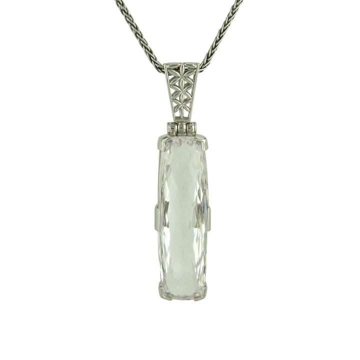 White Sapphire Pendant