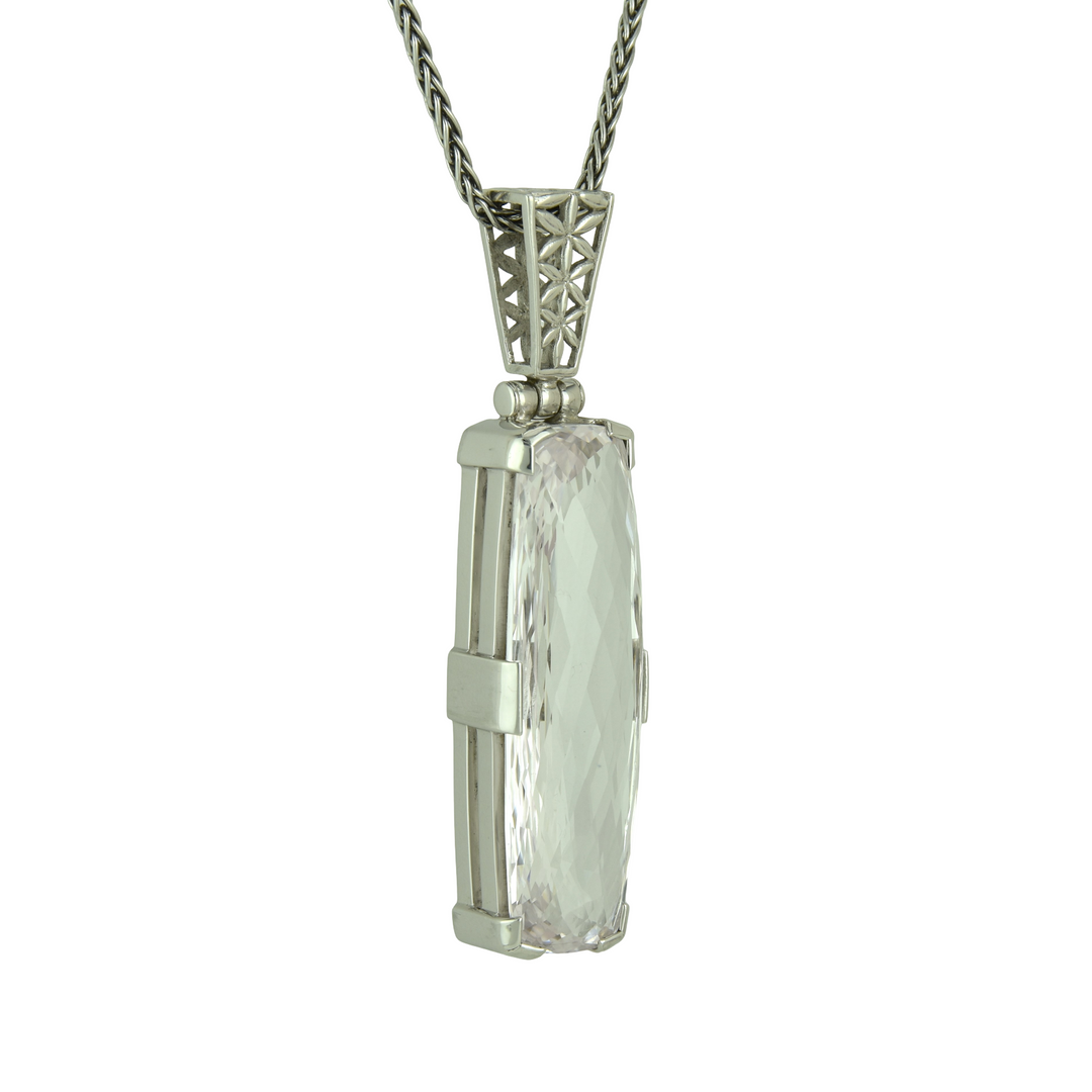 White Sapphire Pendant
