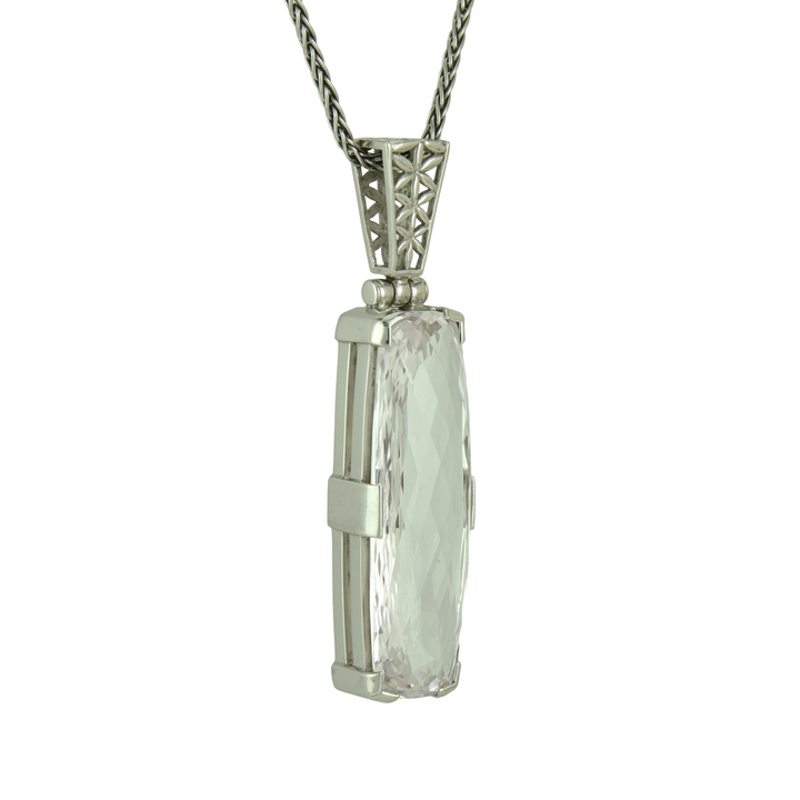 White Sapphire Pendant