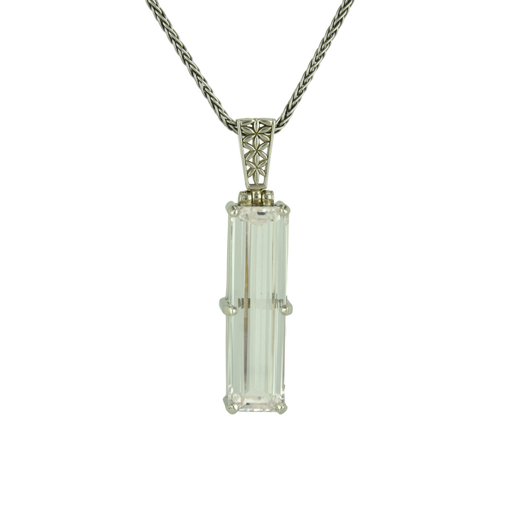 White Sapphire Pendant